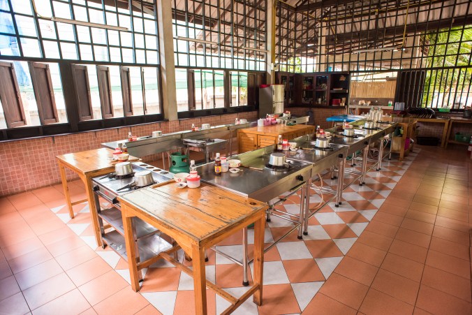 Thai cooking kitchen