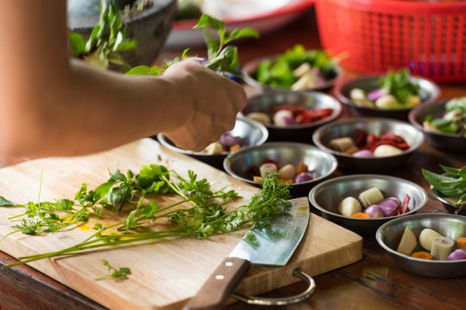 Thai ingredients board