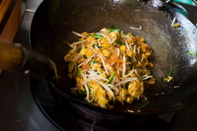 Thai wok stir-fry tofu